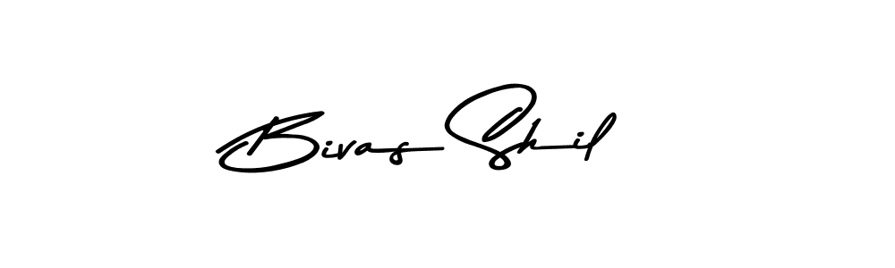 Create a beautiful signature design for name Bivas Shil. With this signature (Asem Kandis PERSONAL USE) fonts, you can make a handwritten signature for free. Bivas Shil signature style 9 images and pictures png