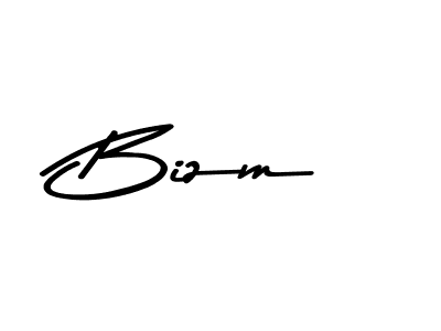 Design your own signature with our free online signature maker. With this signature software, you can create a handwritten (Asem Kandis PERSONAL USE) signature for name Bizm. Bizm signature style 9 images and pictures png