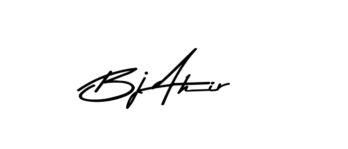 How to make Bj Ahir signature? Asem Kandis PERSONAL USE is a professional autograph style. Create handwritten signature for Bj Ahir name. Bj Ahir signature style 9 images and pictures png