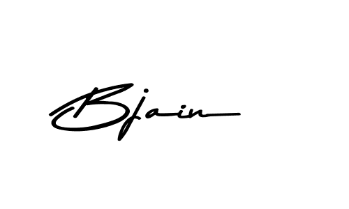 How to make Bjain name signature. Use Asem Kandis PERSONAL USE style for creating short signs online. This is the latest handwritten sign. Bjain signature style 9 images and pictures png