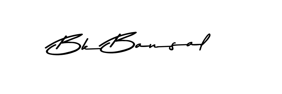 Use a signature maker to create a handwritten signature online. With this signature software, you can design (Asem Kandis PERSONAL USE) your own signature for name Bk Bansal. Bk Bansal signature style 9 images and pictures png