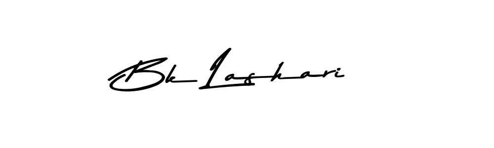 How to make Bk Lashari signature? Asem Kandis PERSONAL USE is a professional autograph style. Create handwritten signature for Bk Lashari name. Bk Lashari signature style 9 images and pictures png