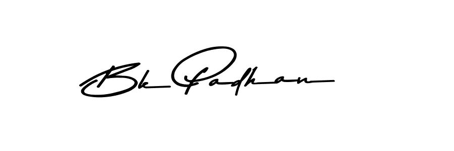Design your own signature with our free online signature maker. With this signature software, you can create a handwritten (Asem Kandis PERSONAL USE) signature for name Bk Padhan. Bk Padhan signature style 9 images and pictures png