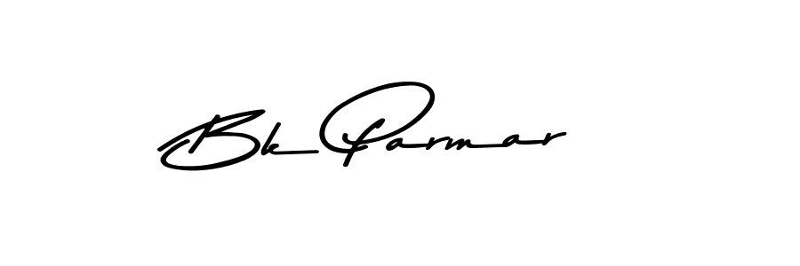 How to make Bk Parmar signature? Asem Kandis PERSONAL USE is a professional autograph style. Create handwritten signature for Bk Parmar name. Bk Parmar signature style 9 images and pictures png