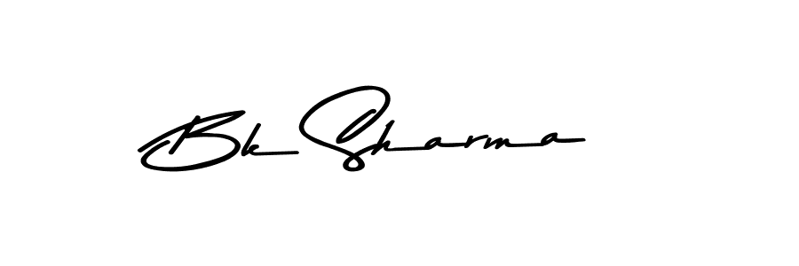 How to make Bk Sharma signature? Asem Kandis PERSONAL USE is a professional autograph style. Create handwritten signature for Bk Sharma name. Bk Sharma signature style 9 images and pictures png