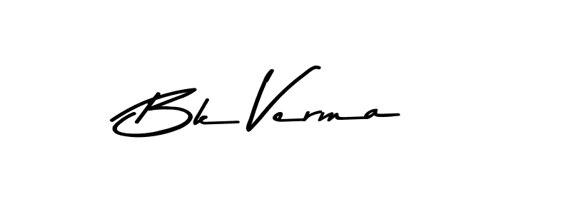 You should practise on your own different ways (Asem Kandis PERSONAL USE) to write your name (Bk Verma) in signature. don't let someone else do it for you. Bk Verma signature style 9 images and pictures png