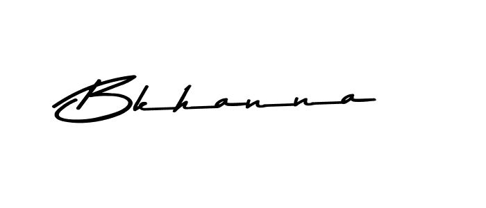 How to make Bkhanna signature? Asem Kandis PERSONAL USE is a professional autograph style. Create handwritten signature for Bkhanna name. Bkhanna signature style 9 images and pictures png