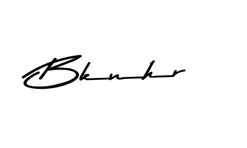 Bknhr stylish signature style. Best Handwritten Sign (Asem Kandis PERSONAL USE) for my name. Handwritten Signature Collection Ideas for my name Bknhr. Bknhr signature style 9 images and pictures png