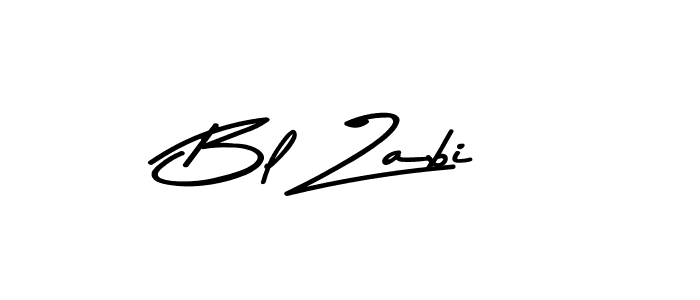 Asem Kandis PERSONAL USE is a professional signature style that is perfect for those who want to add a touch of class to their signature. It is also a great choice for those who want to make their signature more unique. Get Bl Zabi name to fancy signature for free. Bl Zabi signature style 9 images and pictures png