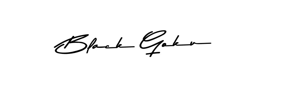 You should practise on your own different ways (Asem Kandis PERSONAL USE) to write your name (Black Goku) in signature. don't let someone else do it for you. Black Goku signature style 9 images and pictures png