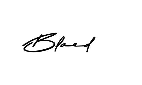 Create a beautiful signature design for name Blaed. With this signature (Asem Kandis PERSONAL USE) fonts, you can make a handwritten signature for free. Blaed signature style 9 images and pictures png