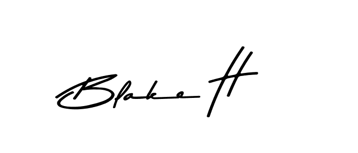 Also You can easily find your signature by using the search form. We will create Blake H name handwritten signature images for you free of cost using Asem Kandis PERSONAL USE sign style. Blake H signature style 9 images and pictures png