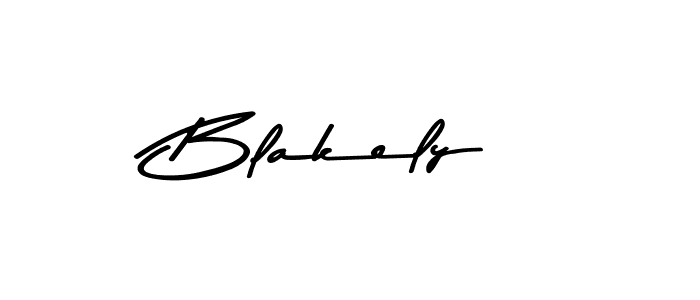 Make a beautiful signature design for name Blakely. With this signature (Asem Kandis PERSONAL USE) style, you can create a handwritten signature for free. Blakely signature style 9 images and pictures png