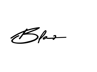 Use a signature maker to create a handwritten signature online. With this signature software, you can design (Asem Kandis PERSONAL USE) your own signature for name Blaz. Blaz signature style 9 images and pictures png