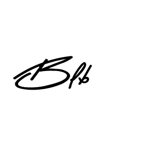 Make a beautiful signature design for name Blb. With this signature (Asem Kandis PERSONAL USE) style, you can create a handwritten signature for free. Blb signature style 9 images and pictures png