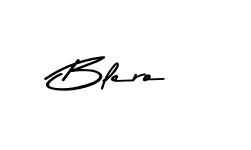 Use a signature maker to create a handwritten signature online. With this signature software, you can design (Asem Kandis PERSONAL USE) your own signature for name Blero. Blero signature style 9 images and pictures png