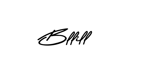 How to make Bllill name signature. Use Asem Kandis PERSONAL USE style for creating short signs online. This is the latest handwritten sign. Bllill signature style 9 images and pictures png