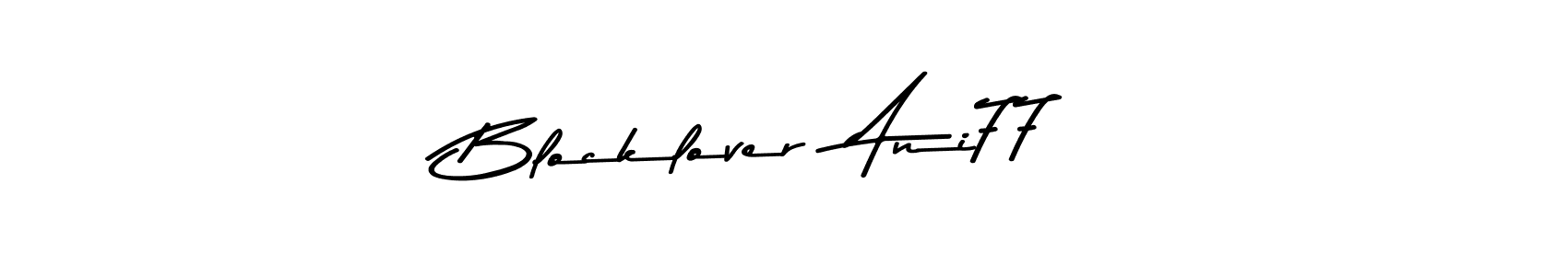 Use a signature maker to create a handwritten signature online. With this signature software, you can design (Asem Kandis PERSONAL USE) your own signature for name Blocklover  Ani77. Blocklover  Ani77 signature style 9 images and pictures png