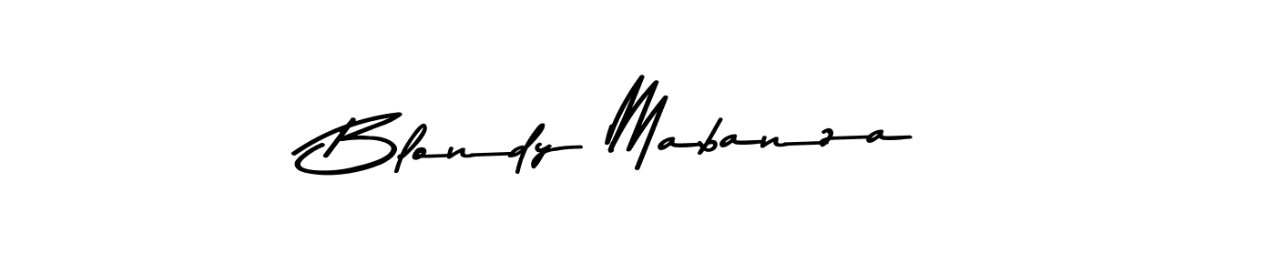 Also You can easily find your signature by using the search form. We will create Blondy Mabanza name handwritten signature images for you free of cost using Asem Kandis PERSONAL USE sign style. Blondy Mabanza signature style 9 images and pictures png