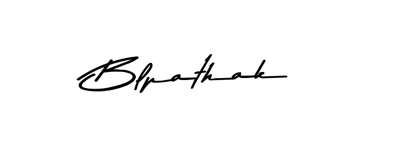 Design your own signature with our free online signature maker. With this signature software, you can create a handwritten (Asem Kandis PERSONAL USE) signature for name Blpathak. Blpathak signature style 9 images and pictures png