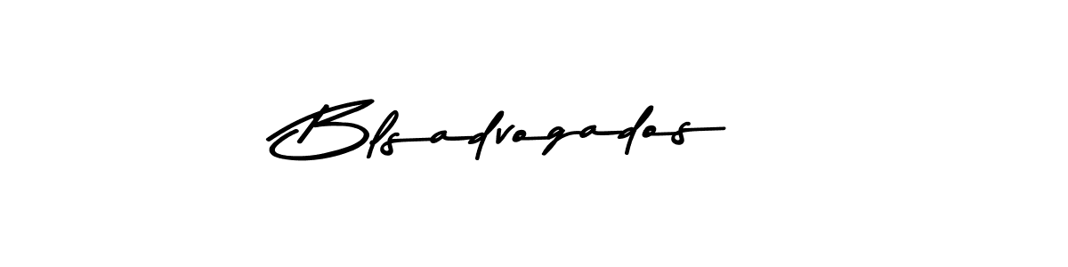 Make a beautiful signature design for name Blsadvogados. With this signature (Asem Kandis PERSONAL USE) style, you can create a handwritten signature for free. Blsadvogados signature style 9 images and pictures png