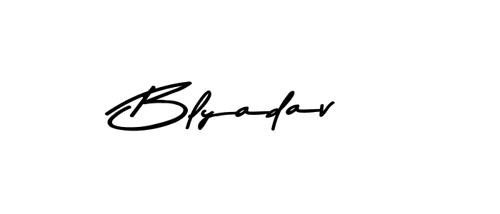 Make a beautiful signature design for name Blyadav. Use this online signature maker to create a handwritten signature for free. Blyadav signature style 9 images and pictures png