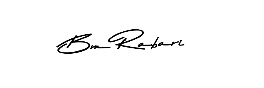 Also we have Bm Rabari name is the best signature style. Create professional handwritten signature collection using Asem Kandis PERSONAL USE autograph style. Bm Rabari signature style 9 images and pictures png