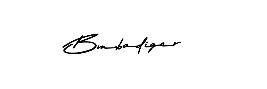 This is the best signature style for the Bmbadiger name. Also you like these signature font (Asem Kandis PERSONAL USE). Mix name signature. Bmbadiger signature style 9 images and pictures png