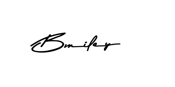 Design your own signature with our free online signature maker. With this signature software, you can create a handwritten (Asem Kandis PERSONAL USE) signature for name Bmiley. Bmiley signature style 9 images and pictures png