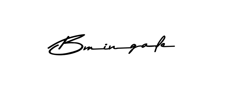 if you are searching for the best signature style for your name Bmingale. so please give up your signature search. here we have designed multiple signature styles  using Asem Kandis PERSONAL USE. Bmingale signature style 9 images and pictures png