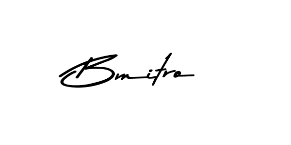 Also You can easily find your signature by using the search form. We will create Bmitro name handwritten signature images for you free of cost using Asem Kandis PERSONAL USE sign style. Bmitro signature style 9 images and pictures png