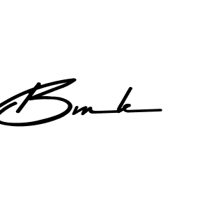 Use a signature maker to create a handwritten signature online. With this signature software, you can design (Asem Kandis PERSONAL USE) your own signature for name Bmk. Bmk signature style 9 images and pictures png