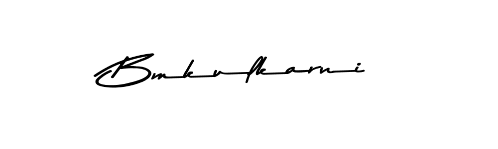 How to make Bmkulkarni signature? Asem Kandis PERSONAL USE is a professional autograph style. Create handwritten signature for Bmkulkarni name. Bmkulkarni signature style 9 images and pictures png