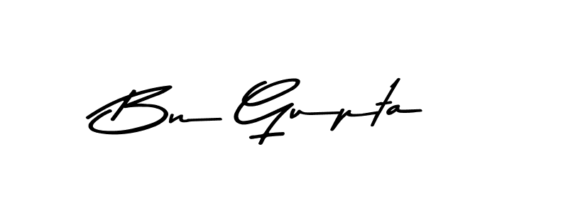 Asem Kandis PERSONAL USE is a professional signature style that is perfect for those who want to add a touch of class to their signature. It is also a great choice for those who want to make their signature more unique. Get Bn Gupta name to fancy signature for free. Bn Gupta signature style 9 images and pictures png