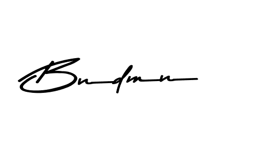 How to make Bndmn signature? Asem Kandis PERSONAL USE is a professional autograph style. Create handwritten signature for Bndmn name. Bndmn signature style 9 images and pictures png