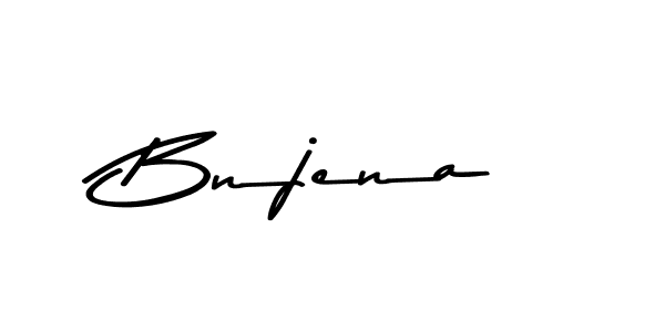 Bnjena stylish signature style. Best Handwritten Sign (Asem Kandis PERSONAL USE) for my name. Handwritten Signature Collection Ideas for my name Bnjena. Bnjena signature style 9 images and pictures png