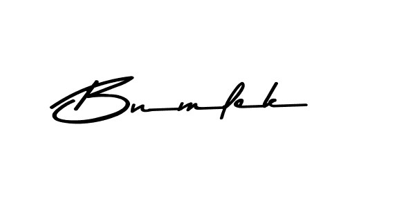 Create a beautiful signature design for name Bnmlek. With this signature (Asem Kandis PERSONAL USE) fonts, you can make a handwritten signature for free. Bnmlek signature style 9 images and pictures png