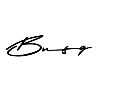 How to make Bnsg name signature. Use Asem Kandis PERSONAL USE style for creating short signs online. This is the latest handwritten sign. Bnsg signature style 9 images and pictures png