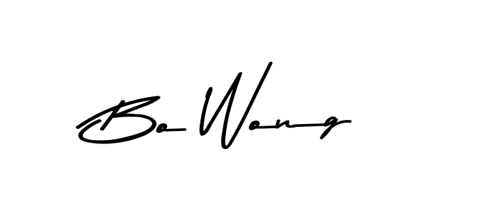 Design your own signature with our free online signature maker. With this signature software, you can create a handwritten (Asem Kandis PERSONAL USE) signature for name Bo Wong. Bo Wong signature style 9 images and pictures png