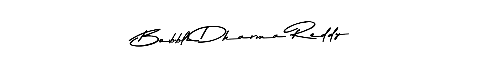 Design your own signature with our free online signature maker. With this signature software, you can create a handwritten (Asem Kandis PERSONAL USE) signature for name Bobbli Dharma Reddy. Bobbli Dharma Reddy signature style 9 images and pictures png