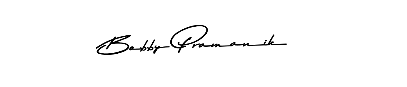 Here are the top 10 professional signature styles for the name Bobby Pramanik. These are the best autograph styles you can use for your name. Bobby Pramanik signature style 9 images and pictures png