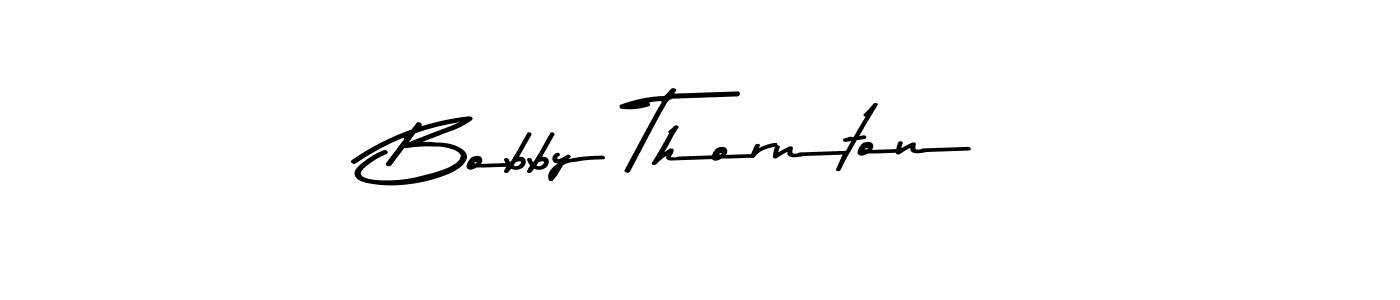 This is the best signature style for the Bobby Thornton name. Also you like these signature font (Asem Kandis PERSONAL USE). Mix name signature. Bobby Thornton signature style 9 images and pictures png