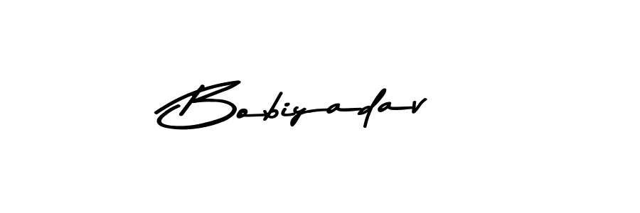 Also You can easily find your signature by using the search form. We will create Bobiyadav name handwritten signature images for you free of cost using Asem Kandis PERSONAL USE sign style. Bobiyadav signature style 9 images and pictures png