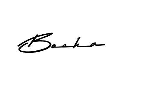 if you are searching for the best signature style for your name Bocha. so please give up your signature search. here we have designed multiple signature styles  using Asem Kandis PERSONAL USE. Bocha signature style 9 images and pictures png