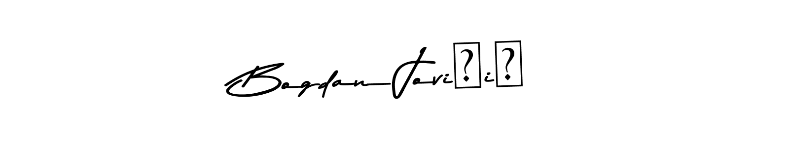 How to make Bogdan Jovičić signature? Asem Kandis PERSONAL USE is a professional autograph style. Create handwritten signature for Bogdan Jovičić name. Bogdan Jovičić signature style 9 images and pictures png