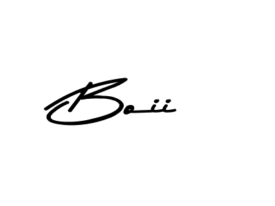 How to make Boii name signature. Use Asem Kandis PERSONAL USE style for creating short signs online. This is the latest handwritten sign. Boii signature style 9 images and pictures png