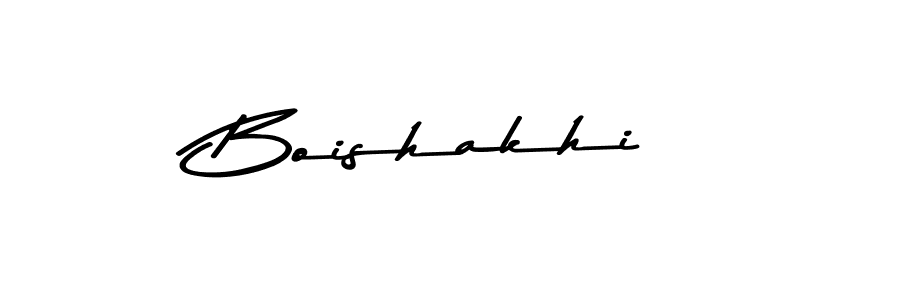 Make a beautiful signature design for name Boishakhi. With this signature (Asem Kandis PERSONAL USE) style, you can create a handwritten signature for free. Boishakhi signature style 9 images and pictures png