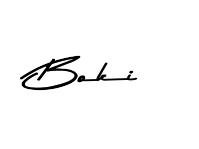 Boki stylish signature style. Best Handwritten Sign (Asem Kandis PERSONAL USE) for my name. Handwritten Signature Collection Ideas for my name Boki. Boki signature style 9 images and pictures png