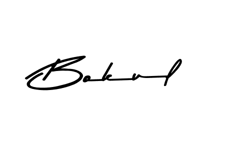 How to make Bokul name signature. Use Asem Kandis PERSONAL USE style for creating short signs online. This is the latest handwritten sign. Bokul signature style 9 images and pictures png