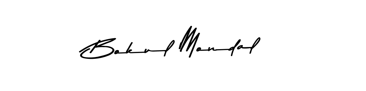 Make a beautiful signature design for name Bokul Mondal. With this signature (Asem Kandis PERSONAL USE) style, you can create a handwritten signature for free. Bokul Mondal signature style 9 images and pictures png